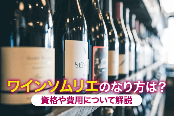 ワインソムリエのなり方は?資格や費用について解説